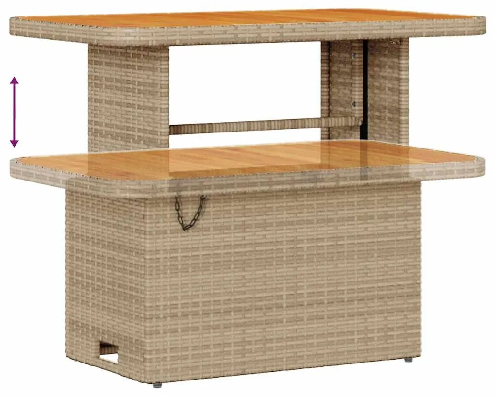 vidaXL Σετ Καναπέ Κήπου 12 pcs μπεζ και κρεμ 90 x 55 x 71 cm