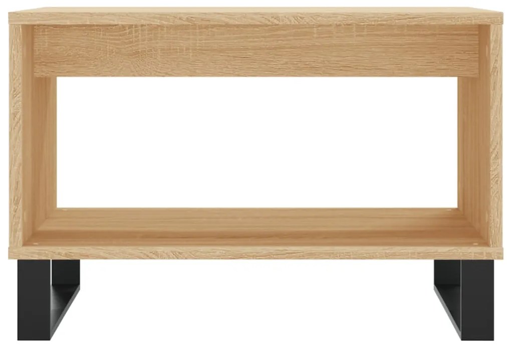 vidaXL Τραπεζάκι Σαλονιού Sonoma Δρυς 60x50x40 εκ. από Επεξεργ. Ξύλο