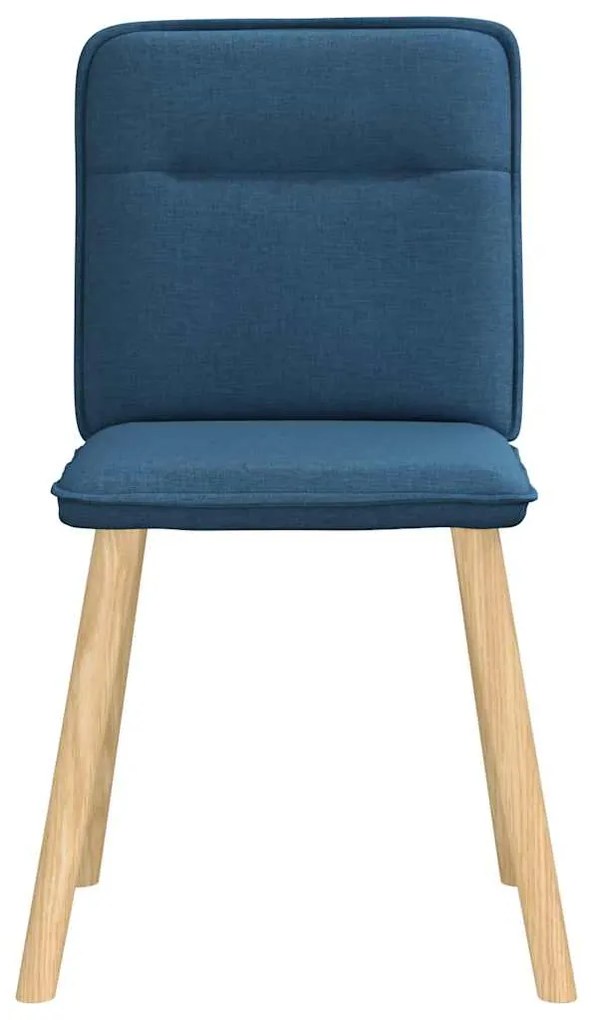 vidaXL Καρέκλες Τραπεζαρίας 6 τεμ. Μπλε Υφασμάτινες