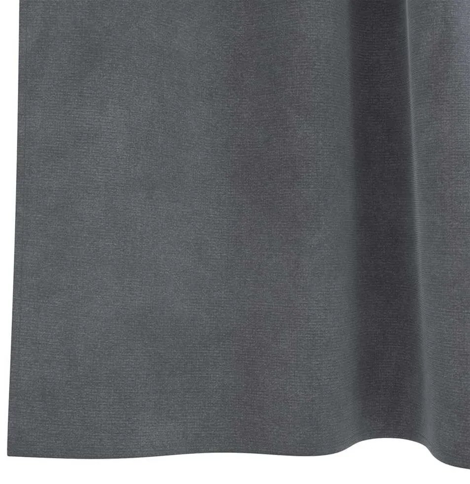 vidaXL Κουρτίνες με κουρτίνες 2 pcs Ανοιχτό γκρι 140 x 225 cm Βελούδο