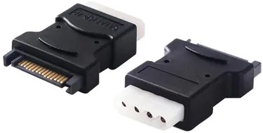 POWERTECH αντάπτορας SATA 15-Pin (M) σε 4-Pin Molex CAB-W015