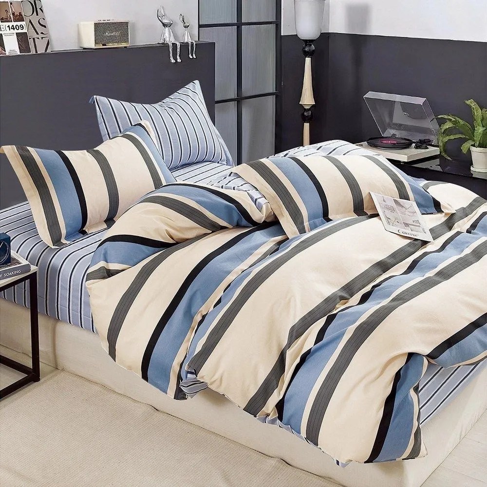 Παπλωματοθήκη Remi (Σετ 3τμχ) Multi Melinen Υπέρδιπλo 220x240cm 100% Βαμβακοσατέν