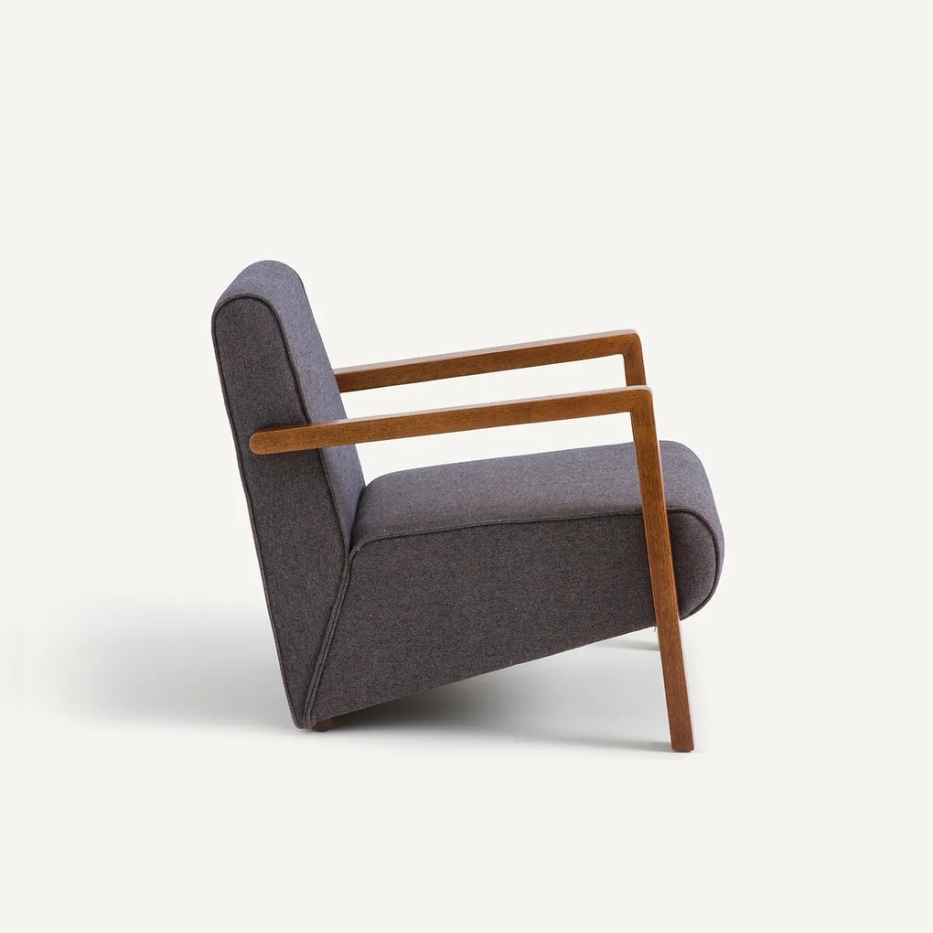 Πολυθρόνα από ύφασμα, μαλλί και πολυεστέρα – Sanami