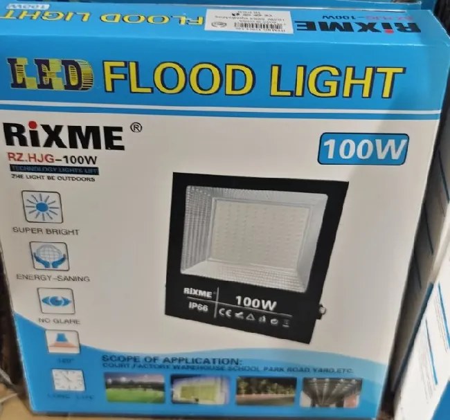 Αδιάβροχος Προβολέας Led 100W RIXME RZ.HJG