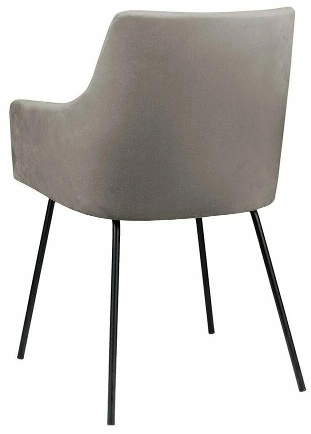 Καρέκλα Jackson 109, 81x54x57cm, 8 kg, Ταπισερί, Μεταλλικά, Ξύλο, Μπράτσα | Epipla1.gr