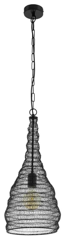 Φωτιστικό Οροφής Black 49127 Colten Eglo Μέταλλο