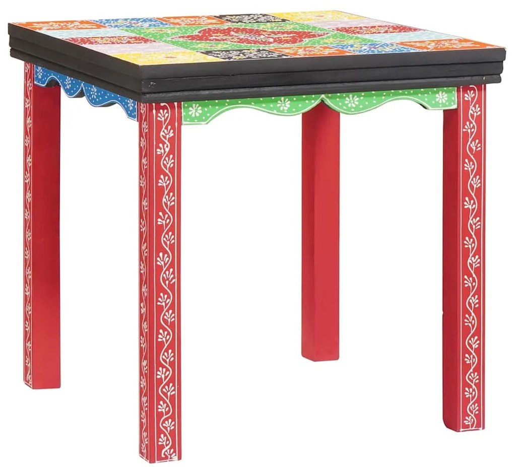 vidaXL Τετράγωνο τραπέζι 3 pcs Πολύχρωμο