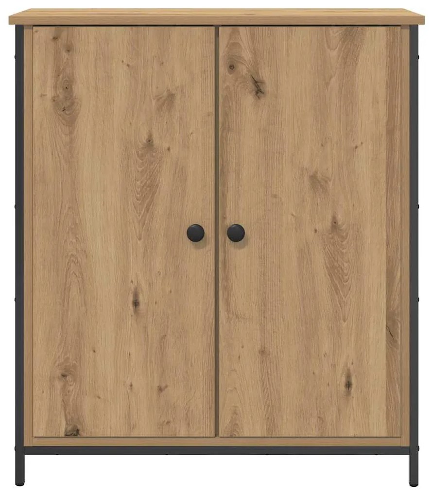 vidaXL Πλαϊνό γραφείο artisan δρυς 70 x 30 x 80 εκ. Επεξεργασμένο ξύλο