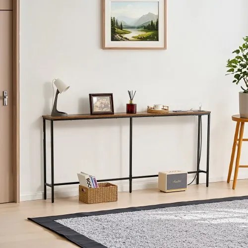 VEVOR Narrow Console Sofa Table Couch Table 70.9” for Entryway &amp; Living Room