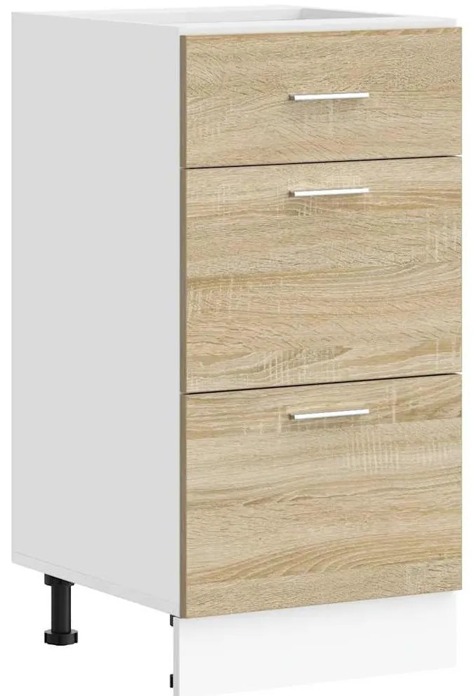 vidaXL Κάτω ντουλάπι Lyon Sonoma Oak 40x46x81,5 cm Κατασκευασμένο ξύλο