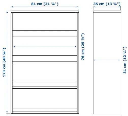 HAVSTA ραφιέρα, 81x35x123 cm 204.151.93