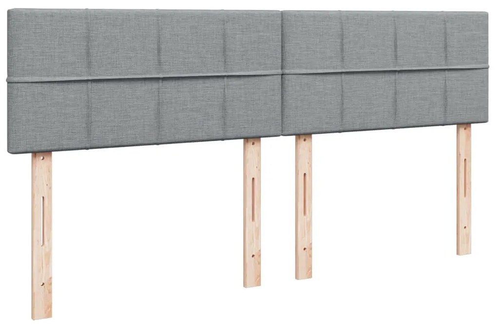 ΚΡΕΒΑΤΙ BOXSPRING ΜΕ ΣΤΡΩΜΑ ΑΝΟΙΧΤΟ ΓΚΡΙ 180X200 ΕΚ. ΥΦΑΣΜΑΤΙΝΟ 3287535