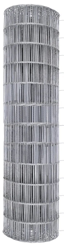 vidaXL Euro Fence με 7 Σημαδεμένα Πόδια 1.5x10 μ Γαλβανισμένο Ατσάλι