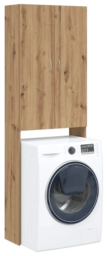 Ντουλάπι Πλυντηρίου τεχνίτης Δρυς 64 x 25,5 x 190 εκ.