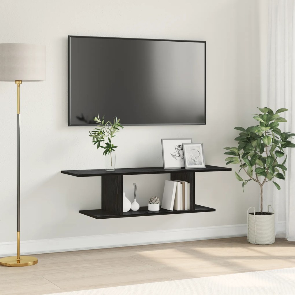 vidaXL Ντουλάπι TV Μαύρο 103 x 30 x 26.5 εκ Επεξεργασμένο ξύλο