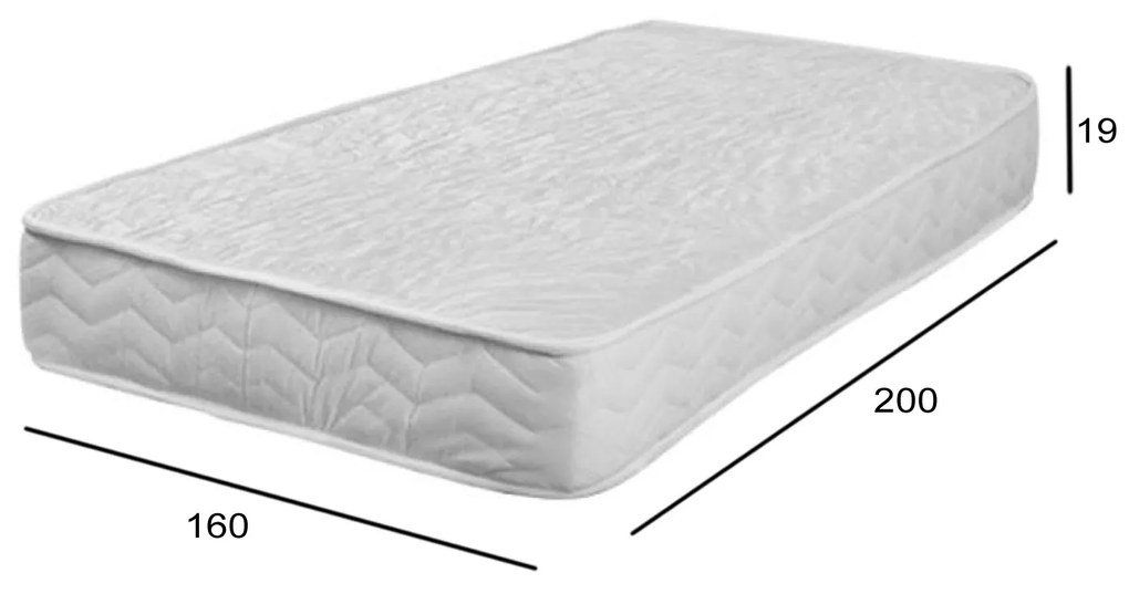 ΣΤΡΩΜΑ PAD Διπλό (CHIC STROM) 160x200x19cm - CHI-115188 - CHI-115188