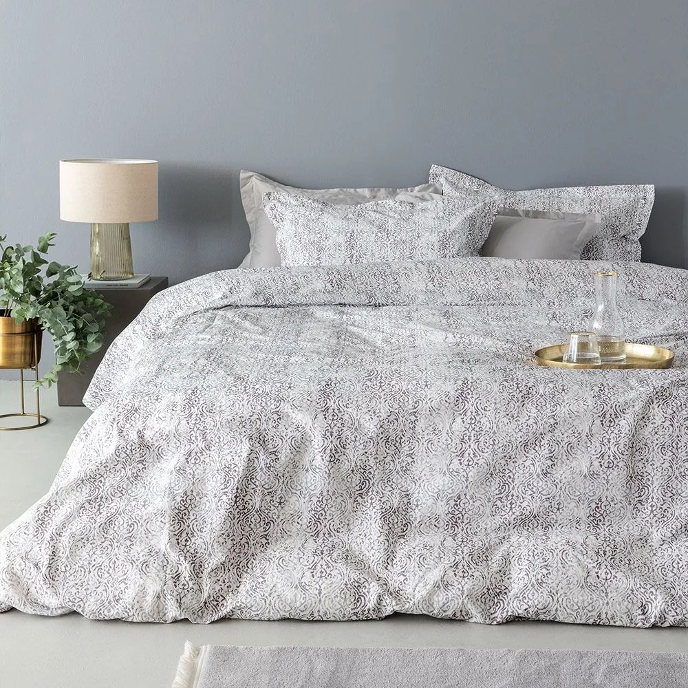 Σεντόνια Pale PAL702 (Σετ 4τμχ) Greige Palamaiki Υπέρδιπλo 240x270cm 100% Cotton Satin