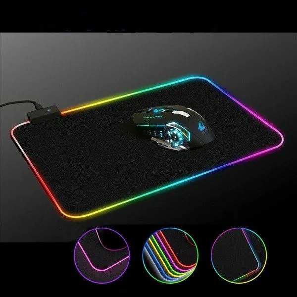 LED light mouse pad με 7 χρώματα LED-01