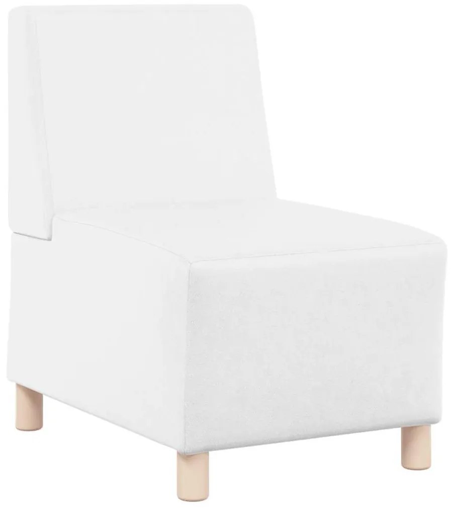 vidaXL Μοναδικός Καναπές χωρίς Χερούλια 2 pcs Λευκό 55 x 74 x 82 εκ.