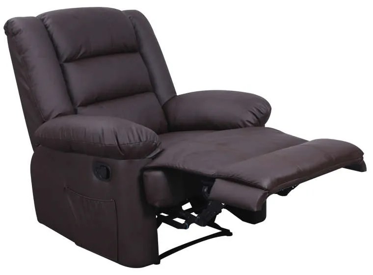 Πολυθρόνα Massage Vivian Καφέ Pu 90Χ93Χ100εκ.