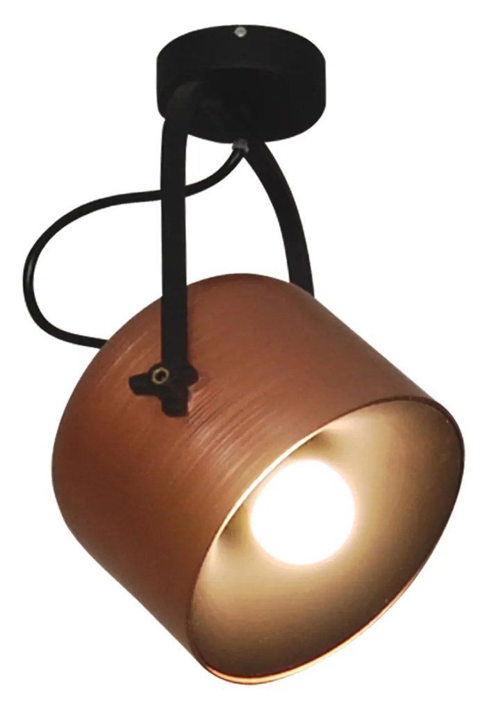 Φωτιστικό Οροφής - Πλαφονιέρα HL-3599-1M ARCHIE COPPER CEILING - 51W - 100W - 77-4232