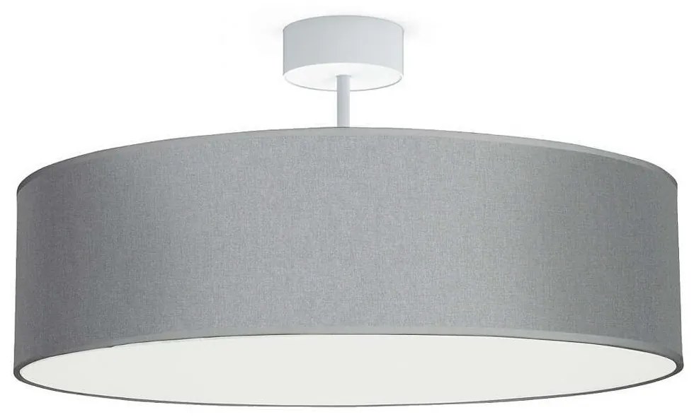 Φωτιστικό Οροφής - Πλαφονιέρα Violet 7960 E27 25W Grey Nowodvorski Metal, Fabric