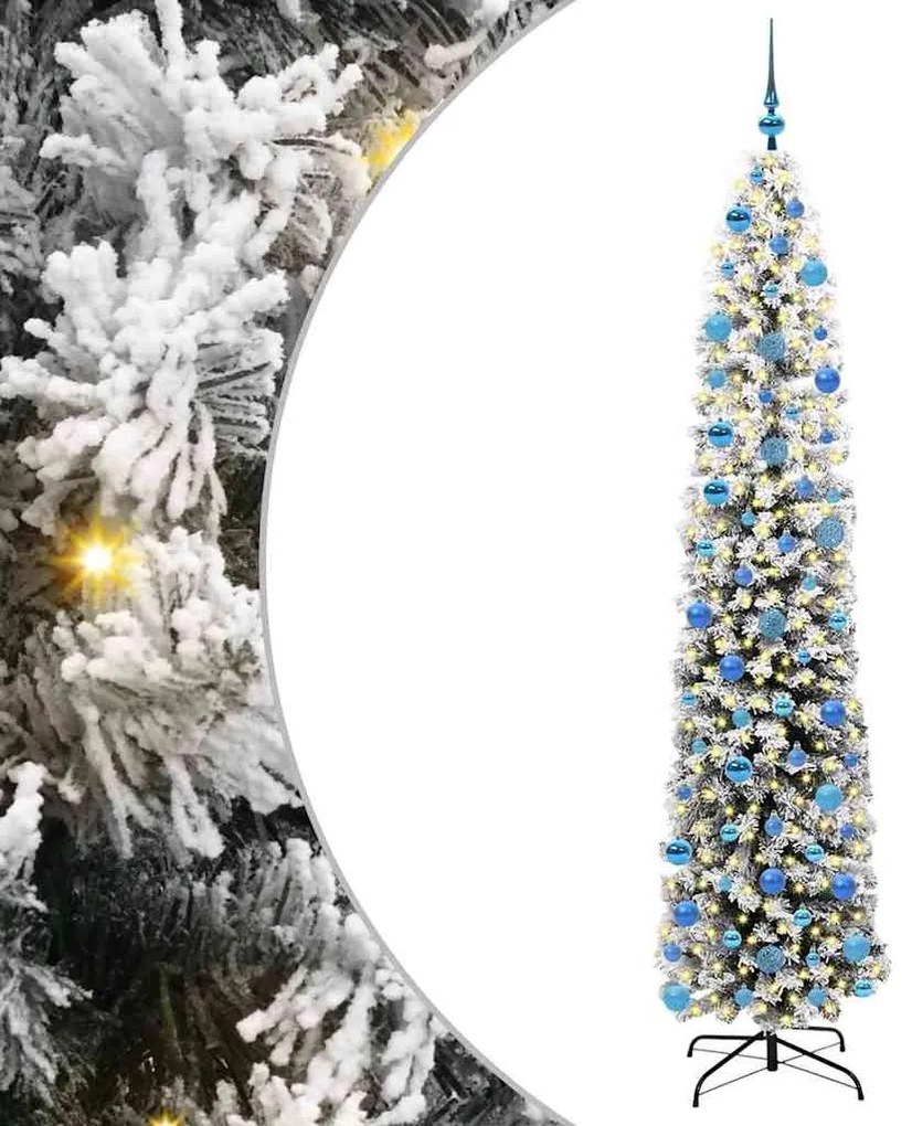 vidaXL Τεχνητό Χριστουγεννιάτικο Δέντρο με 300 LED Πράσινο 240 cm