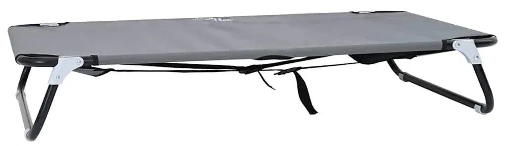 vidaXL Κρεβάτι Σκύλου Ανοιχτό γκρι 105 x 65 x 18 εκ.