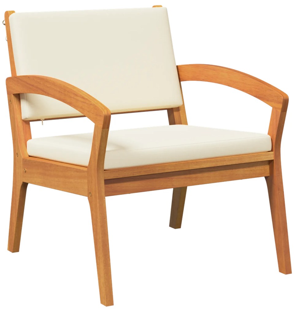 vidaXL Σετ μπιστρό 4 pcs Καφέ 75 x 45 x 38 εκ. Μασίφ ξύλο ακακίας