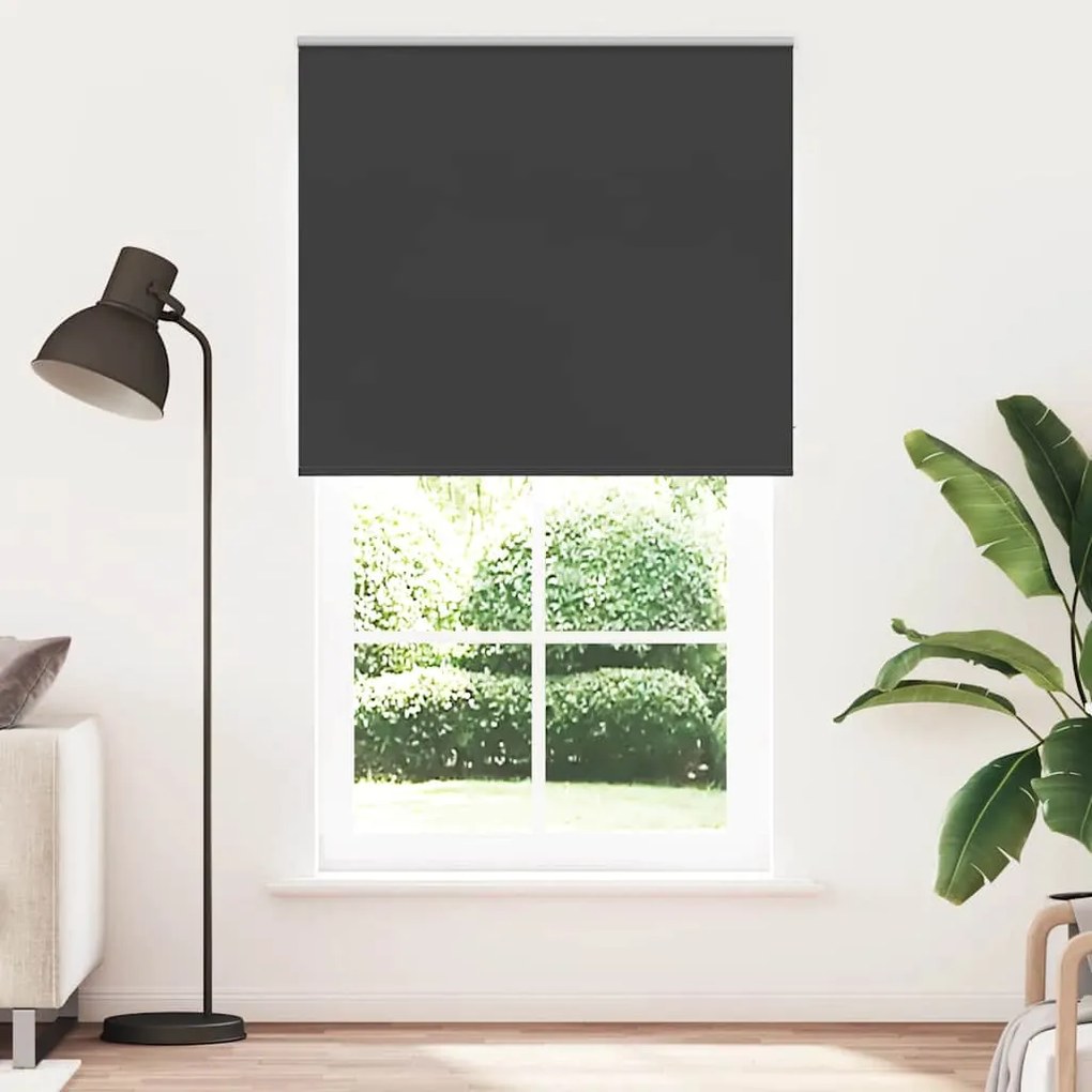 Roller Blind Blackout Μαύρο 140x230 cm Πλάτος υφάσματος 136,6cm