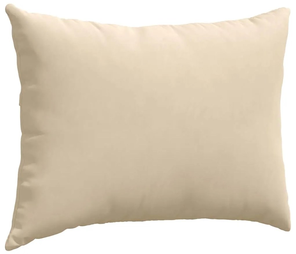 vidaXL Μαξιλάρι Καναπέ 2 pcs Κρεμ 70 x 50 cm ύφασμα