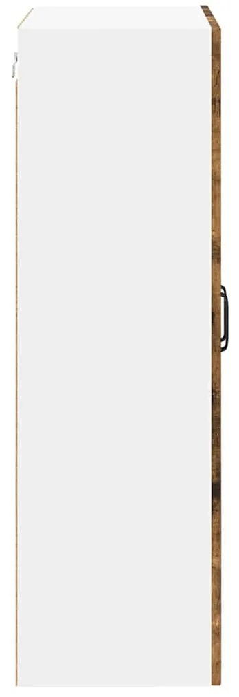 vidaXL Κρεμαστό ντουλάπι κουζίνας Καπνιστό Δρύς 60 x 31 x 100 εκ.