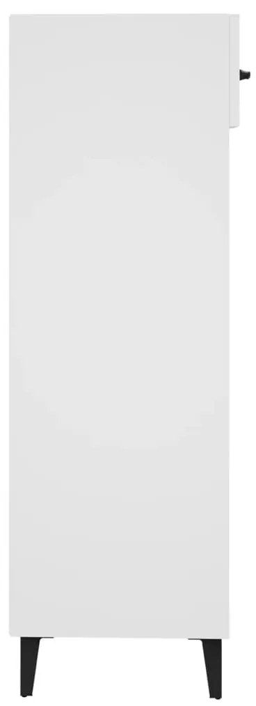 Παπουτσοθήκη Λευκή 30 x 35 x 105 εκ. από Επεξεργασμένο Ξύλο - Λευκό