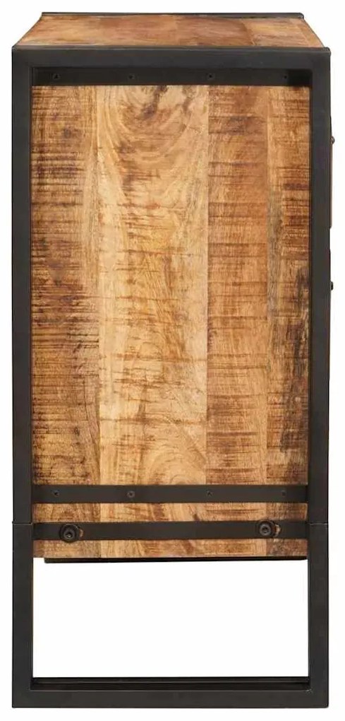 vidaXL Πλαϊνό γραφείο Καφέ 66 x 33 x 70 εκ. Μασίφ ξύλο μάνγκο