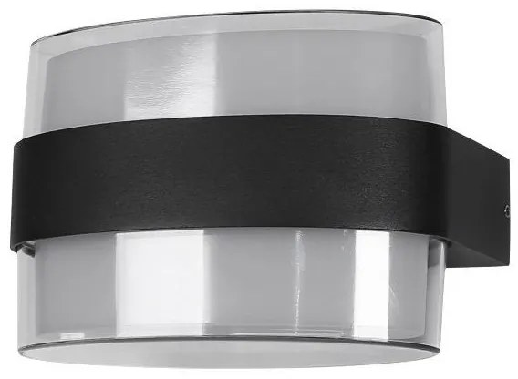 Απλίκα Φωτιστικό Τοίχου 2xLED 6W IP44 4000K Μαύρο 6793 Spotlight-6793-Μαύρο 6793