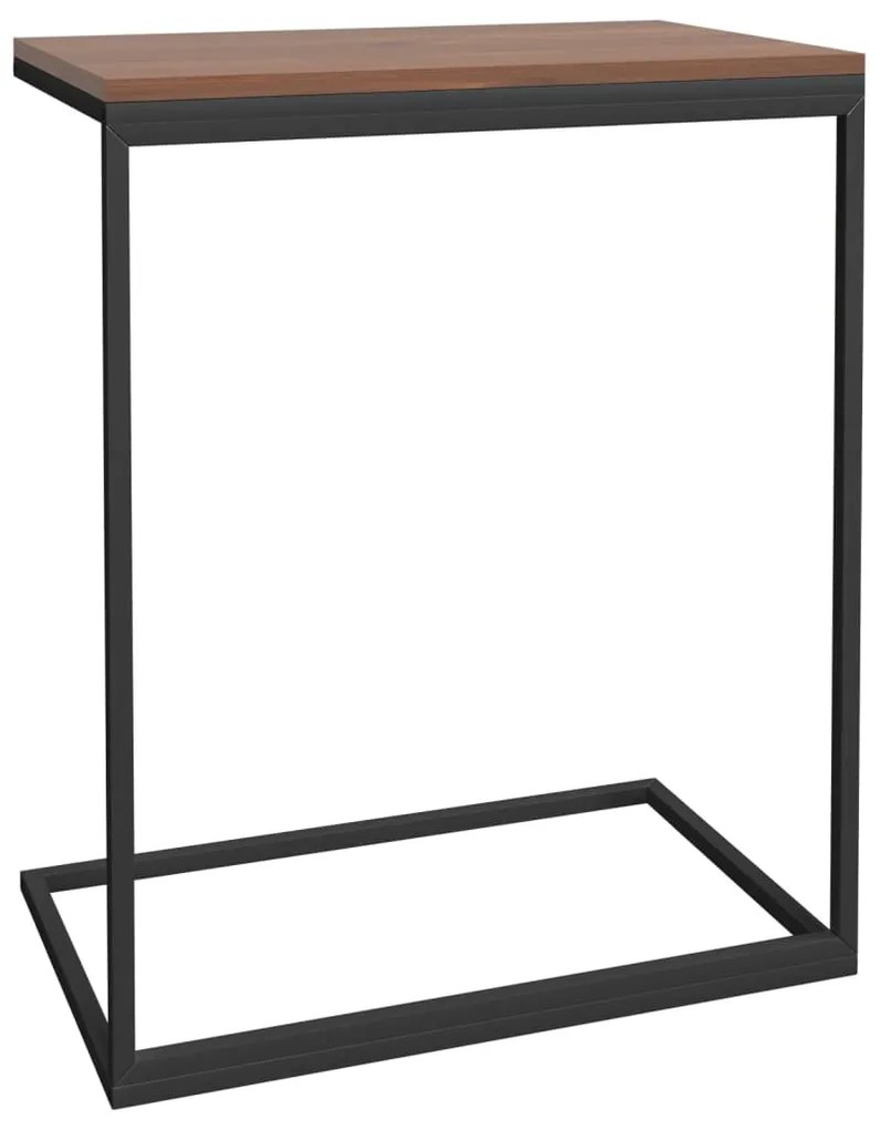 vidaXL Τραπέζι Βοηθητικό Μαύρο 55x35x66 εκ. από Επεξεργασμένο Ξύλο