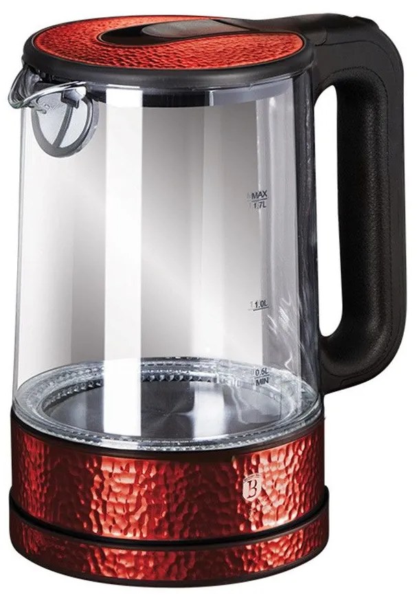 Berlinger Haus BH-9094 Γυάλινος βραστήρας νερού με LED 1.7L 2200W