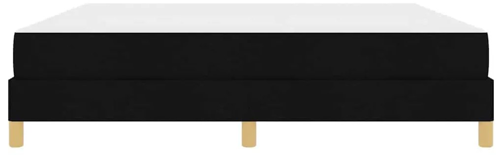 vidaXL Κρεβάτι με ελατήρια με στρώμα Μαύρο 180 x 200 cm ύφασμα