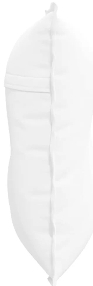 vidaXL Μαξιλάρι Πλάτης Λευκό 80 x 19 x 50 εκ ύφασμα