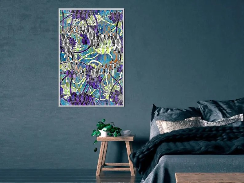 Αφίσα - Modern Arabesque - 40x60 - Χρυσό - Με πασπαρτού