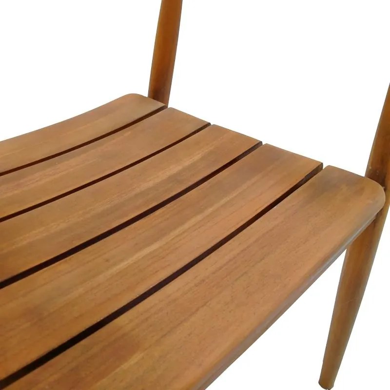 Πολυθρόνα Noody teak ξύλο σε φυσική απόχρωση 62x55x75εκ 62x55x75 εκ.