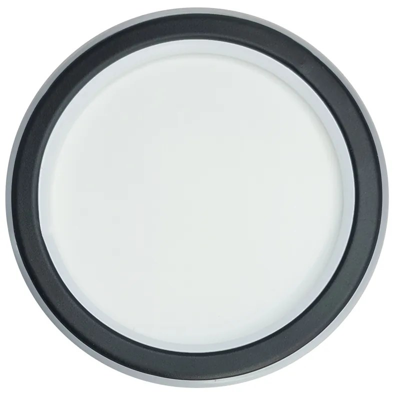POWERTECH LED φωτιστικό οροφής HLL-0084, 25W, 4000K, Φ21cm, μαύρο