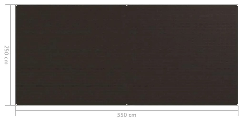 Χαλί Σκηνής Καφέ 250 x 550 εκ.