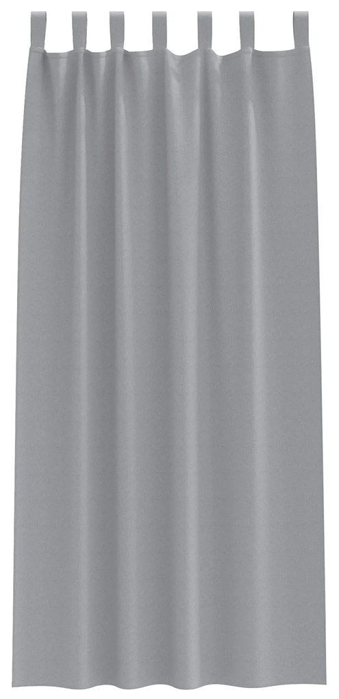 vidaXL Κουρτίνες 2 pcs Ανοιχτό γκρι 245 x 140 εκ. Πολυεστέρας
