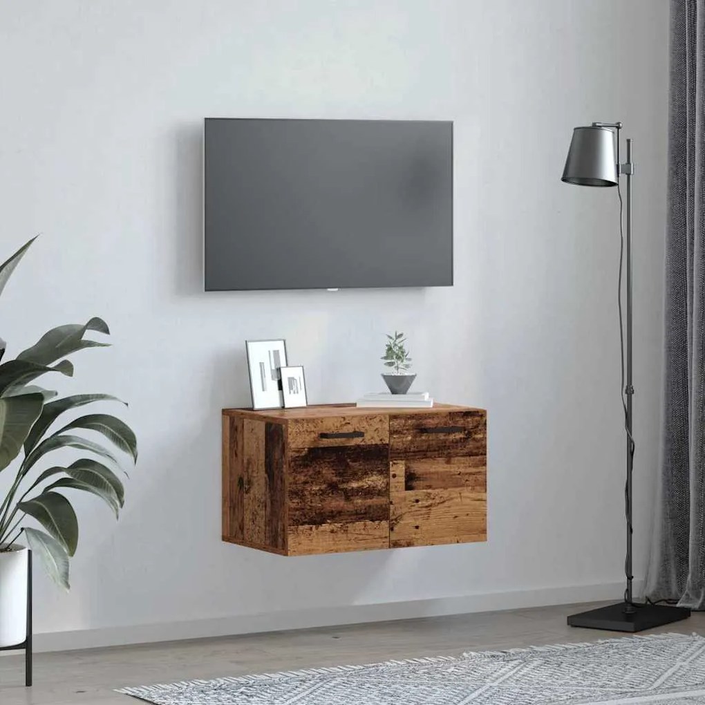 vidaXL Ντουλάπα Τοίχου Επιτοίχιο Παλαιό ξύλο 60 x 36.5 x 35 cm
