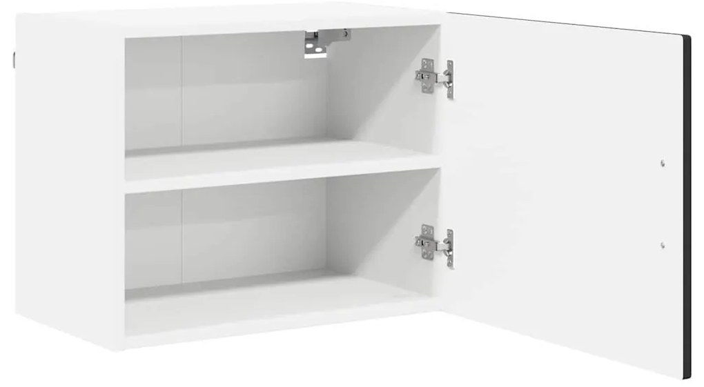 vidaXL Ντουλάπα Κουζίνας Μαύρο 50 x 31 x 40 εκ. Επεξεργασμένο ξύλο