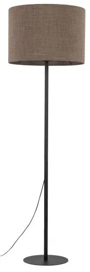 Επιδαπέδιο Φωτιστικό 1xE27 Ύφασμα Earth KT Lighting-16013-Καφέ 16013