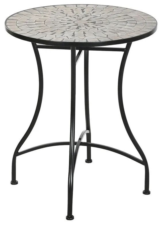 Βοηθητικό Τραπέζι Home ESPRIT Μαύρο Πολύχρωμο 60 x 60 x 72 cm