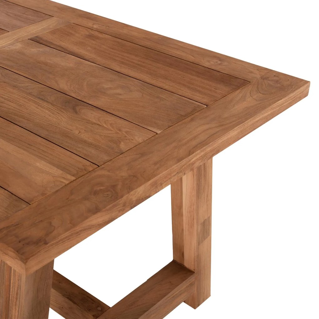 ΤΡΑΠΕΖΙ ΤΡΑΠΕΖΑΡΙΑΣ  PLUTON RECYCLED TEAK ΣΕ ΦΥΣΙΚΟ ΧΡΩΜΑ 200X100X75Yεκ.