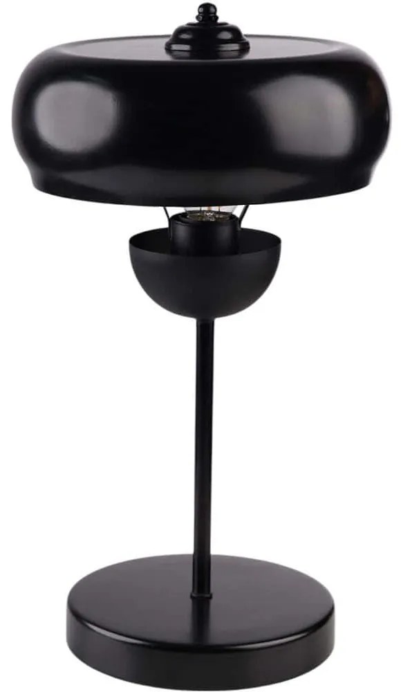 Φωτιστικό Επιτραπέζιο 534LUN6507 Φ25x42cm 1xE27 40W Black Opviq